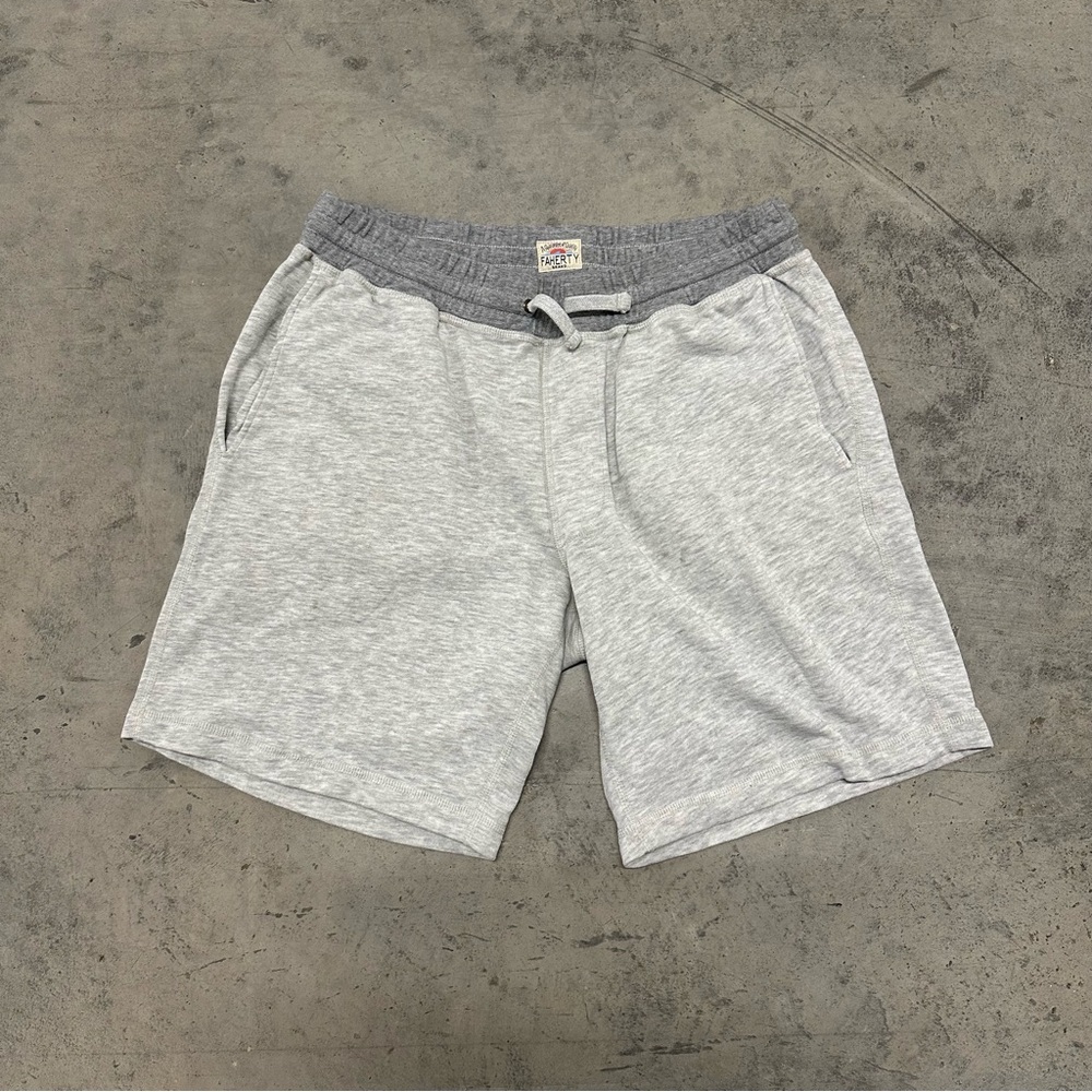 Faherty Men’s Whitewater Sweat Shorts Gray